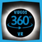 360 videos android application logo